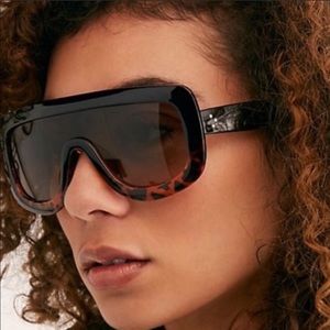 Free People She's In Charge Shield Sunglasses NWT